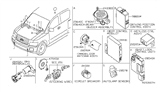 Diagram for 2005 Infiniti FX35 Body Control Module - 28590-C9968