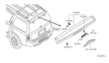 Diagram for 2004 Infiniti QX56 Spoiler - 96030-ZH10A