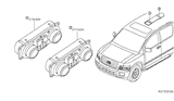 Diagram for 2009 Infiniti QX56 Climate Control Module - 27511-ZQ10A