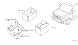 Diagram for 2010 Infiniti QX56 Battery Tray - 64860-7S000