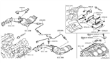 Diagram for Infiniti M35h Engine Control Module - 23710-1MG0A