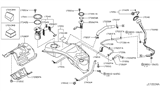 Diagram for 2015 Infiniti Q70 Fuel Filler Neck - 17221-1MA0C