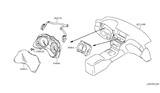 Diagram for 2018 Infiniti Q70 Speedometer - 24820-6AK0A