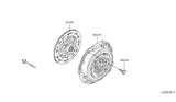 Diagram for Infiniti Q50 Clutch Disc - 30100-1MG0B