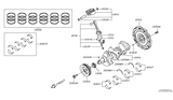 Diagram for Infiniti Rod Bearing - 12111-JK23D