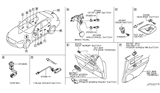 Diagram for Infiniti M37 Seat Switch - 25491-1MA0A