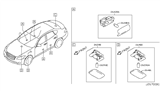 Diagram for 2013 Infiniti G37 Dome Light - 26420-4U000