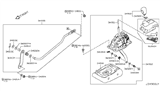 Diagram for 2013 Infiniti M56 Shift Knob - 34910-1MA0B