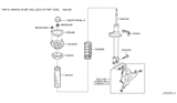 Diagram for Infiniti Bump Stop - 55240-1MA0A