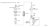 Diagram for Infiniti M35h Coil Springs - 55020-1MG2A