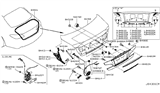 Diagram for 2012 Infiniti M35h Trunk Latch - 84631-1MA0A