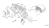 Diagram for 2016 Infiniti Q70 Dash Panels - 67900-1MS0A