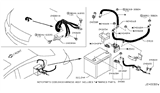 Diagram for 2012 Infiniti M35h Battery Cable - 24080-1MG0A