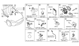 Diagram for 2012 Infiniti M35h Light Control Module - 253C0-1MG0B