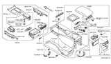 Diagram for Infiniti M56 Cup Holder - 68430-1MA1B
