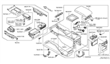 Diagram for 2012 Infiniti M35h Ashtray - 68800-1MA1A