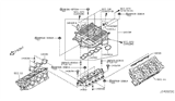 Diagram for 2012 Infiniti M35h Intake Manifold - 14010-1MG0A