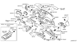 Diagram for Infiniti M45 Instrument Panel Light Bulb - 24860-EJ70A