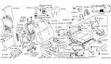 Diagram for 2014 Infiniti Q70 Seat Cushion - 87300-4AP0B