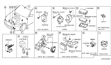 Diagram for 2015 Infiniti Q70L Horn - 25620-1CA0B