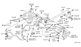 Diagram for Infiniti Crossmember Bushing - 55474-1MA0A