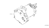Diagram for Infiniti Q70 A/C Compressor - 92600-1MG0A