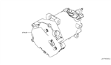 Diagram for 2018 Infiniti Q70 A/C Compressor - 92600-1MG0A