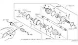Diagram for 2012 Infiniti M35h Axle Shaft - 39601-1MR0A