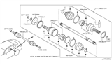 Diagram for 2018 Infiniti Q50 Axle Shaft - 39601-4GA0A