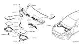 Diagram for 2015 Infiniti Q70 Dash Panels - 66312-1MG0A