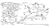 Diagram for Infiniti Q70 Exhaust Hanger - 20610-AR01A
