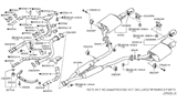 Diagram for 2016 Infiniti Q70 Exhaust Hanger - 20610-AR01A