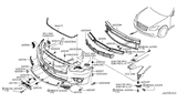 Diagram for Infiniti Q70L Bumper - 62022-1MA0H