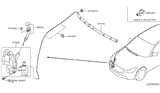 Diagram for 2011 Infiniti M37 Windshield Washer Nozzle - 28932-1ME0A