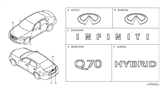 Diagram for 2014 Infiniti Q70 Emblem - 63890-3WH0A