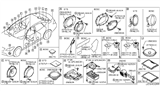 Diagram for Infiniti QX80 Car Speakers - 28156-JM20A