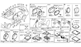 Diagram for Infiniti FX50 Car Speakers - 28148-JK200