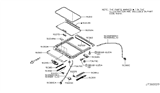 Diagram for Infiniti M56 Sunroof - 91210-1MA1A