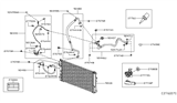 Diagram for Infiniti QX30 HVAC Pressure Switch - 92136-5DA0A