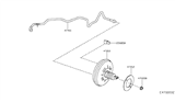 Diagram for Infiniti Brake Booster Vacuum Hose - 47401-5DC0D