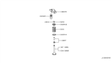 Diagram for Infiniti Rocker Arm - 13257-HG00C