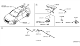 Diagram for Infiniti QX30 Antenna - 28208-5DC0A