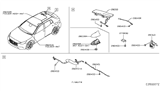 Diagram for 2019 Infiniti QX30 Antenna - 28200-5DB0A