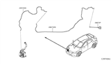 Diagram for Infiniti QX30 Windshield Washer Nozzle - 28972-5DA0A