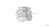 Diagram for 2019 Infiniti QX30 Drive Belt - 11720-5DD0A