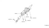 Diagram for Infiniti Steering Column - 48810-5DF1A