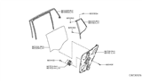 Diagram for 2018 Infiniti QX30 Window Run - 82331-5DA2A