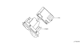 Diagram for Infiniti Fuel Pump Driver Module - 17001-5DC0B