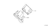 Diagram for Infiniti Fuel Pump Driver Module - 17001-5DD0D