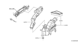 Diagram for Infiniti Air Duct - 16554-5DD0A